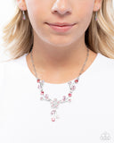 Blossom Queen - Pink Necklace - Paparazzi Accessories Necklace Bedazzle Me Pretty Mobile Fashion Boutique