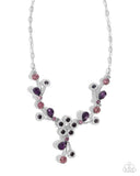 Blossom Queen - Purple Necklace - Paparazzi Accessories Necklace Bedazzle Me Pretty Mobile Fashion Boutique