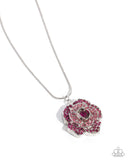 Blossoming Belle - Pink Necklace - Paparazzi Accessories Necklace Bedazzle Me Pretty Mobile Fashion Boutique