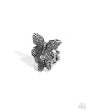 Blushing Butterflies - Silver Complete Look  - Paparazzi Accessories Bedazzle Me Pretty Mobile Fashion Boutique
