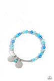 Bodacious Beacon - Blue Bracelet - Paparazzi Accessories Bracelet Bedazzle Me Pretty Mobile Fashion Boutique