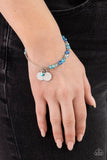 Bodacious Beacon - Blue Bracelet - Paparazzi Accessories Bracelet Bedazzle Me Pretty Mobile Fashion Boutique