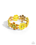 Botanic Beginner - Yellow Complete Look  - Paparazzi Accessories Bedazzle Me Pretty Mobile Fashion Boutique