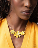 Botanic Beginner - Yellow Complete Look  - Paparazzi Accessories Bedazzle Me Pretty Mobile Fashion Boutique