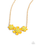 Botanic Beginner - Yellow Complete Look  - Paparazzi Accessories Bedazzle Me Pretty Mobile Fashion Boutique