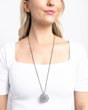 Botanical Bling - Black Necklace - Paparazzi Accessories Necklace Bedazzle Me Pretty Mobile Fashion Boutique