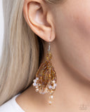 Botanical Bundle - Brown Earrings - Paparazzi Accessories Earrings Bedazzle Me Pretty Mobile Fashion Boutique