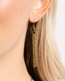 BOUGH Down - Brass Necklace - Paparazzi Accessories Necklace Bedazzle Me Pretty Mobile Fashion Boutique