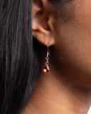 Bouquet Backdrop - Orange Necklace - Paparazzi Accessories Necklace Bedazzle Me Pretty Mobile Fashion Boutique