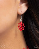 Bouquet Blend - Red Necklace - Paparazzi Accessories Necklace Bedazzle Me Pretty Mobile Fashion Boutique