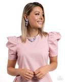 Bouquet Brilliance - Purple Necklace - Paparazzi Accessories Necklace Bedazzle Me Pretty Mobile Fashion Boutique