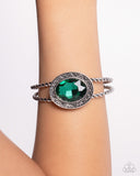 Braided Balance - Green Bracelet - Paparazzi Accessories Bracelet Bedazzle Me Pretty Mobile Fashion Boutique