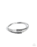 Braided Beginning - Silver Bracelet - Paparazzi Accessories Bracelet Bedazzle Me Pretty Mobile Fashion Boutique