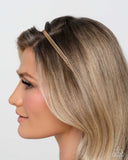 Braided Behavior - Gold Headband - Paparazzi Accessories Bedazzle Me Pretty Mobile Fashion Boutique