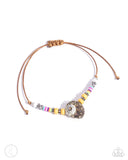 Break the SHELL - Multi Anklet - Paparazzi Accessories Anklet Bedazzle Me Pretty Mobile Fashion Boutique