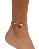 Break the SHELL - Multi Anklet - Paparazzi Accessories Anklet Bedazzle Me Pretty Mobile Fashion Boutique
