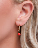 Breathe a Sigh of Relief - Red Necklace - Paparazzi Accessories Necklace Bedazzle Me Pretty Mobile Fashion Boutique