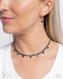 Breathtaking Backdrop - Blue Necklace - Paparazzi Accessories Necklace Bedazzle Me Pretty Mobile Fashion Boutique