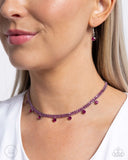 Breathtaking Backdrop - Pink Necklace - Paparazzi Accessories Necklace Bedazzle Me Pretty Mobile Fashion Boutique