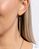 Brilliant Birds - Gold Necklace - Paparazzi Accessories Necklace Bedazzle Me Pretty Mobile Fashion Boutique