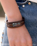 Buckaroo Beginning - Blue Bracelet - Paparazzi Accessories Bracelet Bedazzle Me Pretty Mobile Fashion Boutique