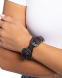 Buckle TOWN - Brown Bracelet - Paparazzi Accessories Bracelet Bedazzle Me Pretty Mobile Fashion Boutique