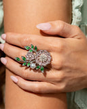 Budding Bling - Pink Ring - Paparazzi Accessories Ring Bedazzle Me Pretty Mobile Fashion Boutique