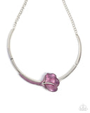 Calla Lily Chic - Purple Necklace - Paparazzi Accessories Necklace Bedazzle Me Pretty Mobile Fashion Boutique