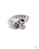 Candid Candidate - Silver Ring - Paparazzi Accessories Ring Bedazzle Me Pretty Mobile Fashion Boutique