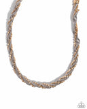Candid Coils - Multi Necklace - Paparazzi Accessories Necklace Bedazzle Me Pretty Mobile Fashion Boutique