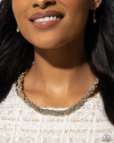 Candid Coils - Multi Necklace - Paparazzi Accessories Necklace Bedazzle Me Pretty Mobile Fashion Boutique