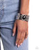 Canyon Cantina - Black Bracelet - Paparazzi Accessories Bracelet Bedazzle Me Pretty Mobile Fashion Boutique