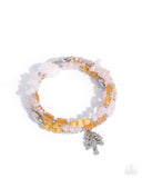 Capricious Collision - Pink Bracelet - Paparazzi Accessories Bracelet Bedazzle Me Pretty Mobile Fashion Boutique