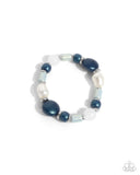 Captivating Can-Can - Blue Complete Look  - Paparazzi Accessories Bedazzle Me Pretty Mobile Fashion Boutique