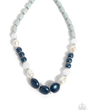 Captivating Can-Can - Blue Complete Look  - Paparazzi Accessories Bedazzle Me Pretty Mobile Fashion Boutique