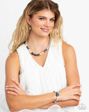 Captivating Can-Can - Blue Complete Look  - Paparazzi Accessories Bedazzle Me Pretty Mobile Fashion Boutique