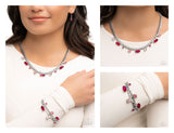 Captivating Chic - Pink Complete Look  - Paparazzi Accessories Bedazzle Me Pretty Mobile Fashion Boutique