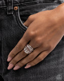 Captivating Crisscross - Purple Ring - Paparazzi Accessories Ring Bedazzle Me Pretty Mobile Fashion Boutique