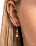 Carefree Cactus - Copper Necklace - Paparazzi Accessories Necklace Bedazzle Me Pretty Mobile Fashion Boutique