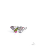Carefree Canvas - Pink Ring - Paparazzi Accessories Ring Bedazzle Me Pretty Mobile Fashion Boutique