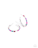 Carnival Chic - Pink Earrings - Paparazzi Accessories Earrings Bedazzle Me Pretty Mobile Fashion Boutique