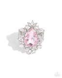 Catering Class - Pink Ring - Paparazzi Accessories Ring Bedazzle Me Pretty Mobile Fashion Boutique