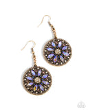 Cathedral Chic - Multi Earrings - Paparazzi Accessories Earrings Bedazzle Me Pretty Mobile Fashion Boutique