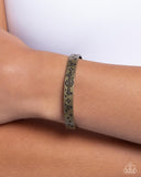 Celestial Captain - Brass Bracelet - Paparazzi Accessories Bracelet Bedazzle Me Pretty Mobile Fashion Boutique