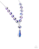Celestial Class - Blue Necklace - Paparazzi Accessories Necklace Bedazzle Me Pretty Mobile Fashion Boutique