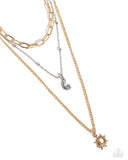 Celestial Craze - Multi Necklace - Paparazzi Accessories Necklace Bedazzle Me Pretty Mobile Fashion Boutique