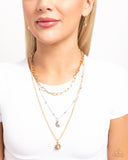 Celestial Craze - Multi Necklace - Paparazzi Accessories Necklace Bedazzle Me Pretty Mobile Fashion Boutique