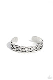 Celtic Cuff - Silver Mens Bracelet - Paparazzi Accessories Mens Bracelet Bedazzle Me Pretty Mobile Fashion Boutique