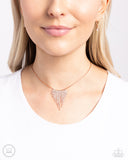 Chandelier Cadenza - Copper Necklace - Paparazzi Accessories Necklace Bedazzle Me Pretty Mobile Fashion Boutique