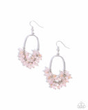 Chandelier Check - Pink Earrings - Paparazzi Accessories Earrings Bedazzle Me Pretty Mobile Fashion Boutique